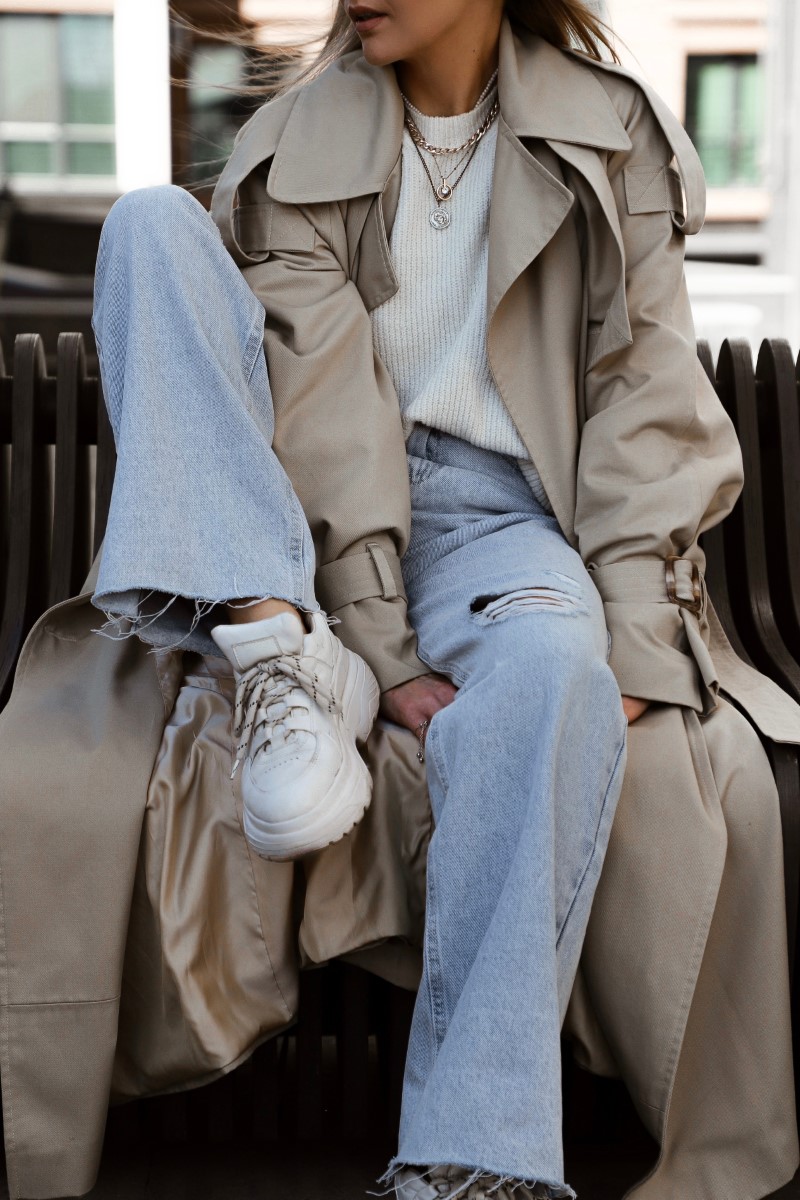 trench femme fluide